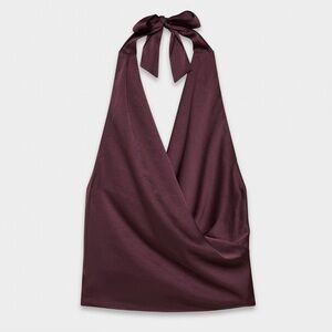Aritzia Martini Satin Halter